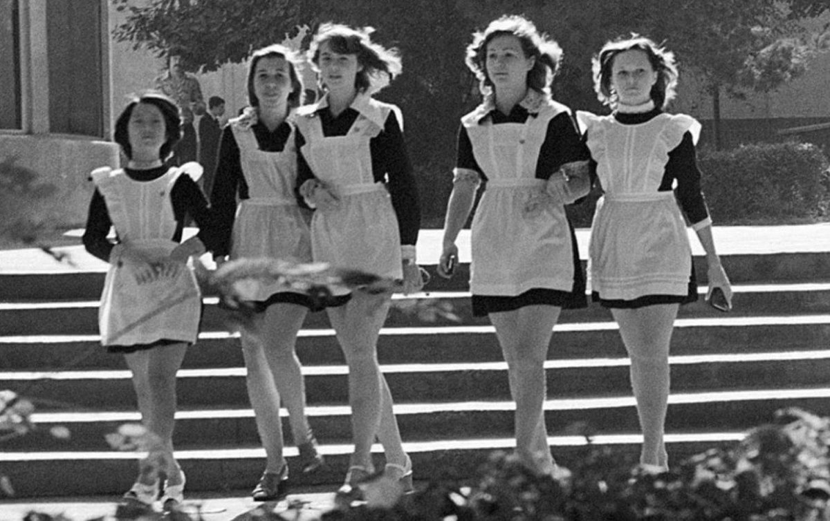 Школьная форма СССР 80-Е