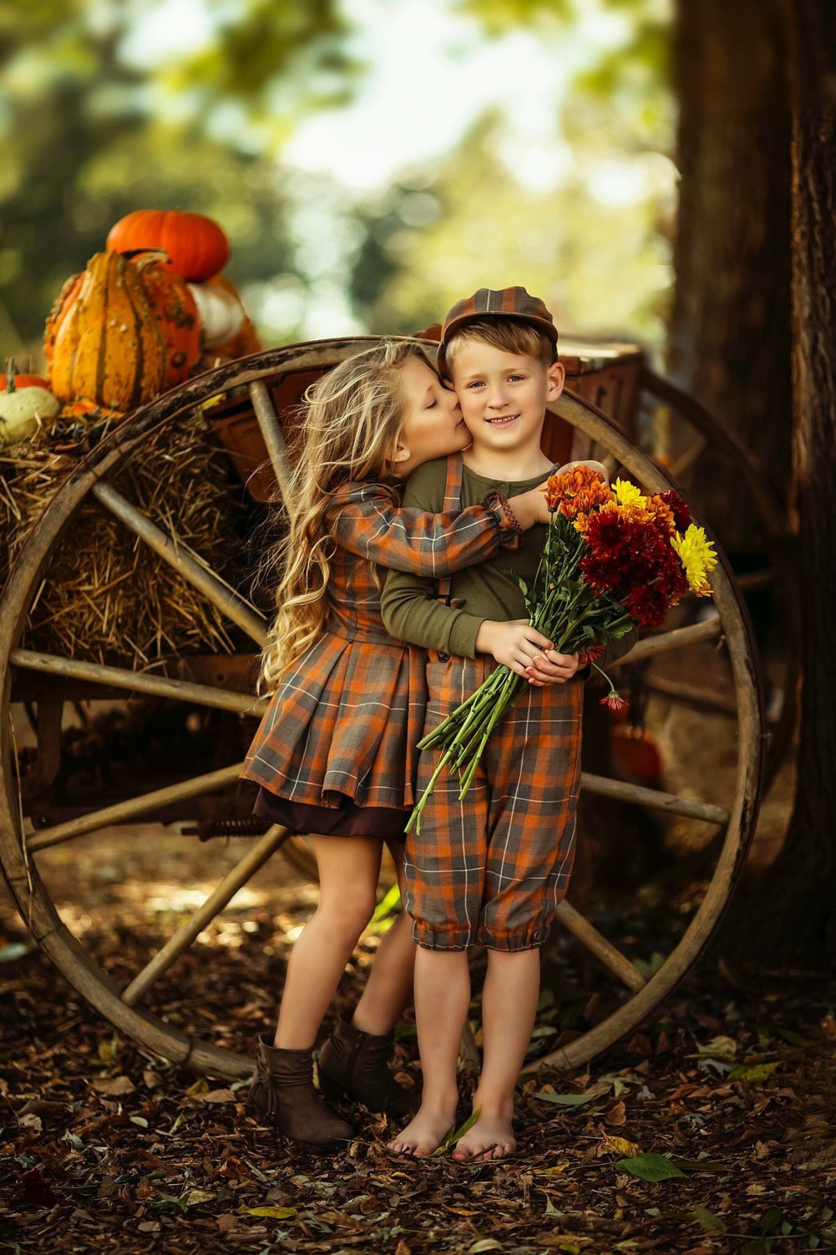 Семейная фотосессия в винтажном стиле