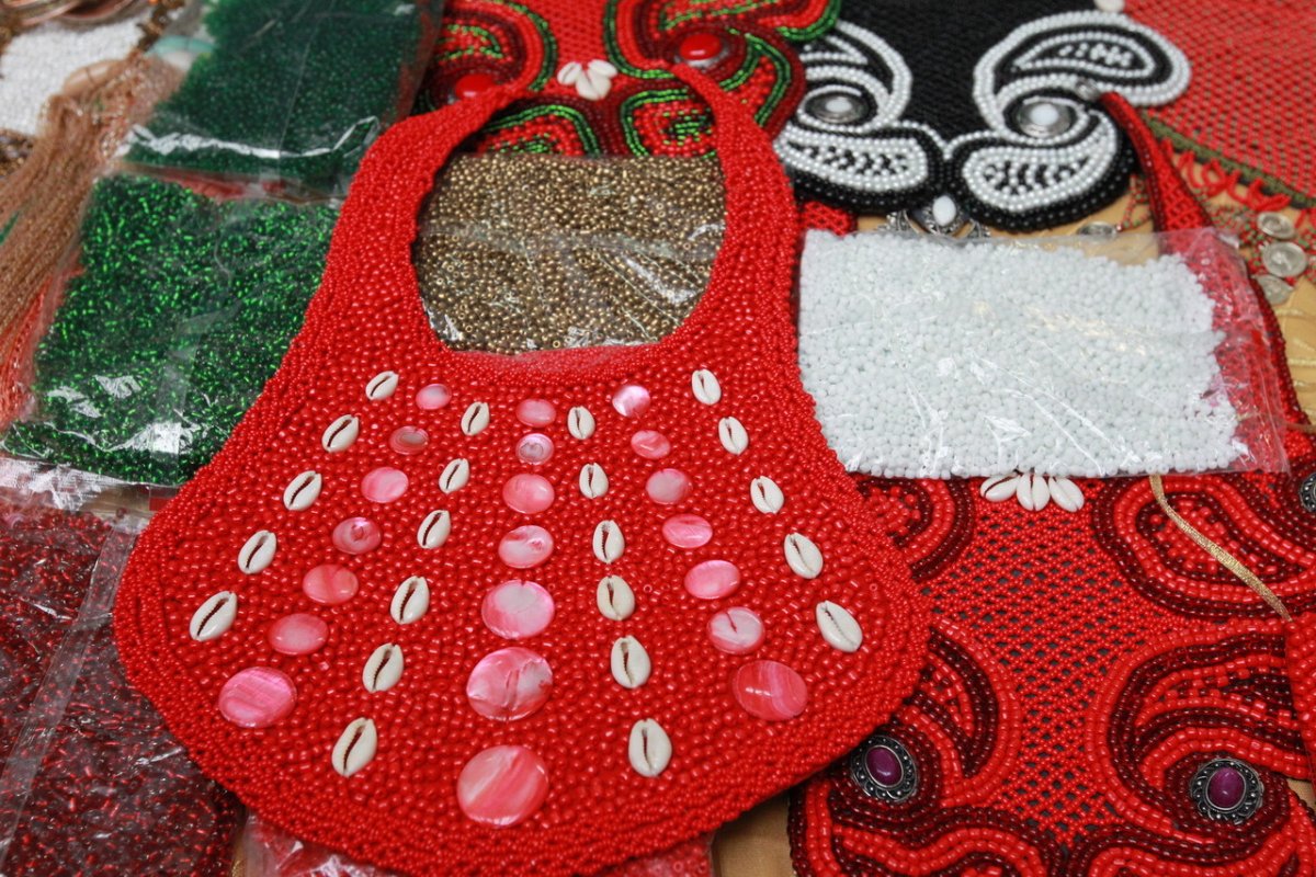 Вязаные нагрудники башкирские