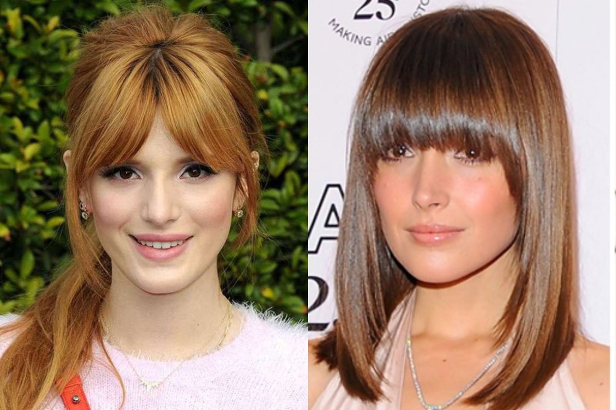 Челка для овального лица 2022