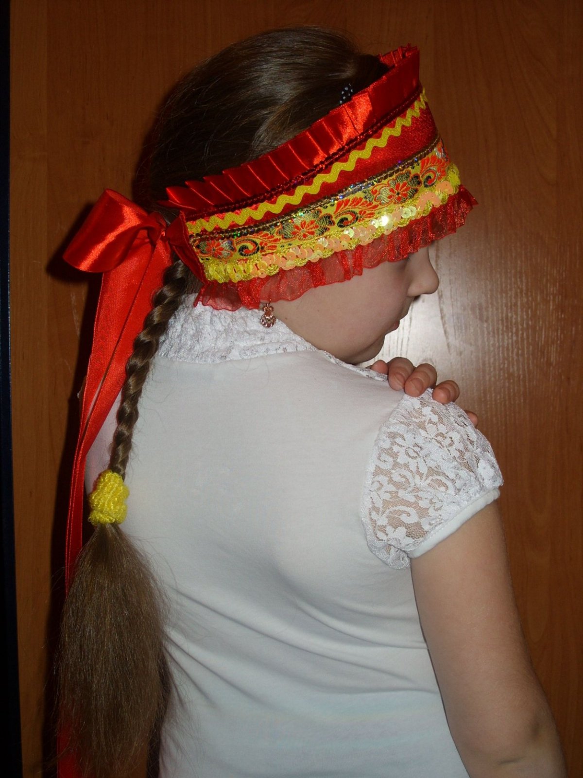 Повязка на голову в русском стиле