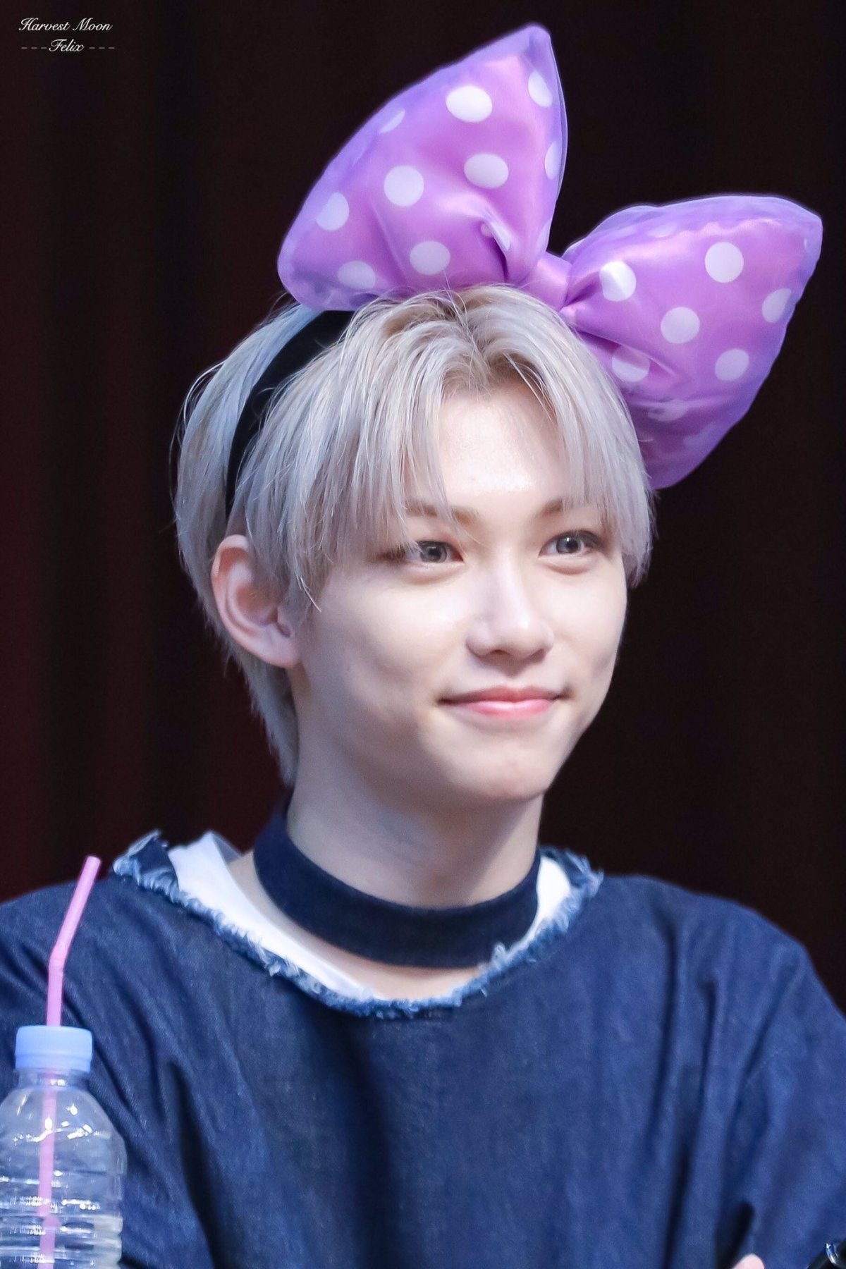 Феликс Stray Kids фиолетовый