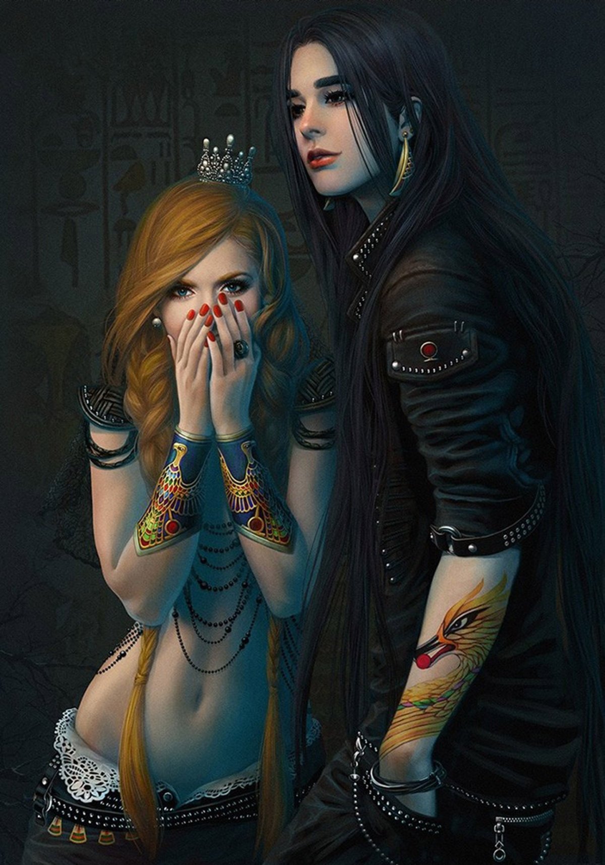 Неформальная девушка арт