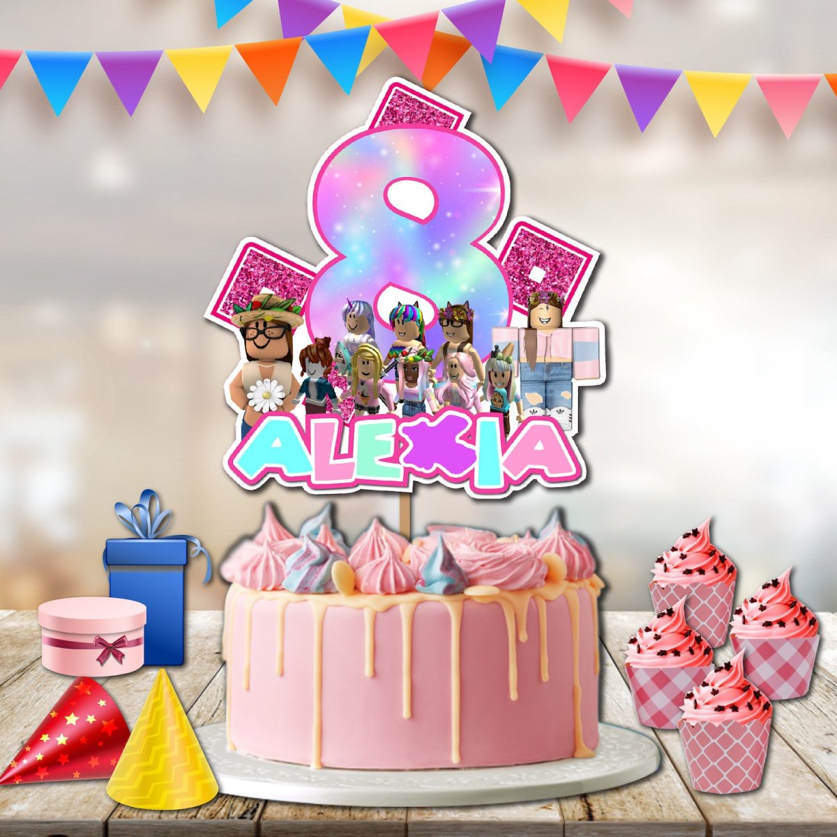 Торт РОБЛОКС для девочки