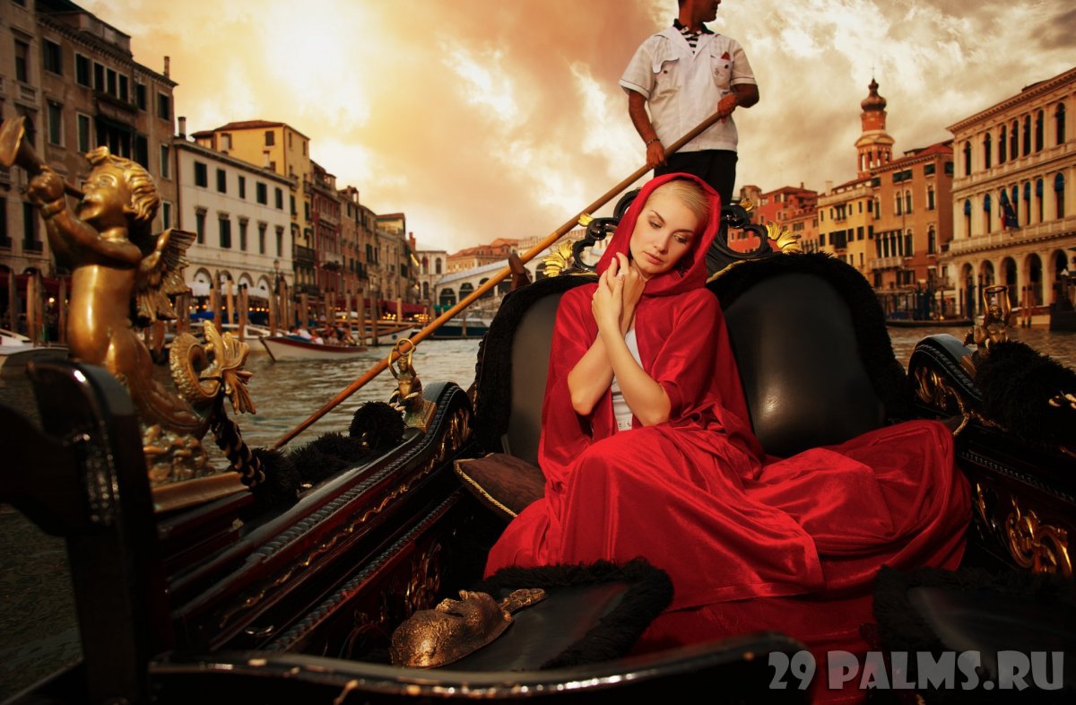 Венеция гондольеры женщина
