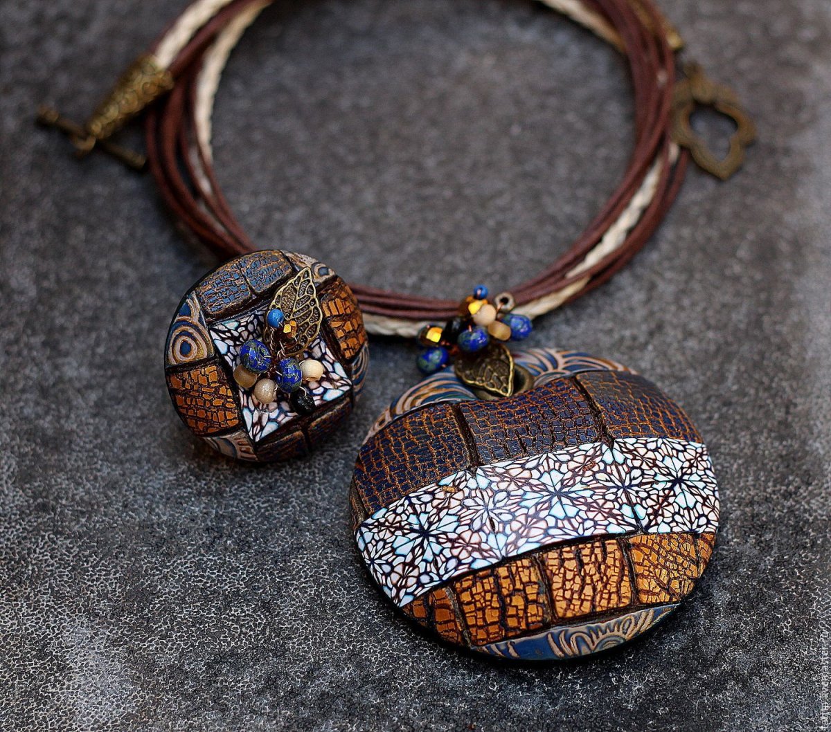 Украшения из полимерной глины