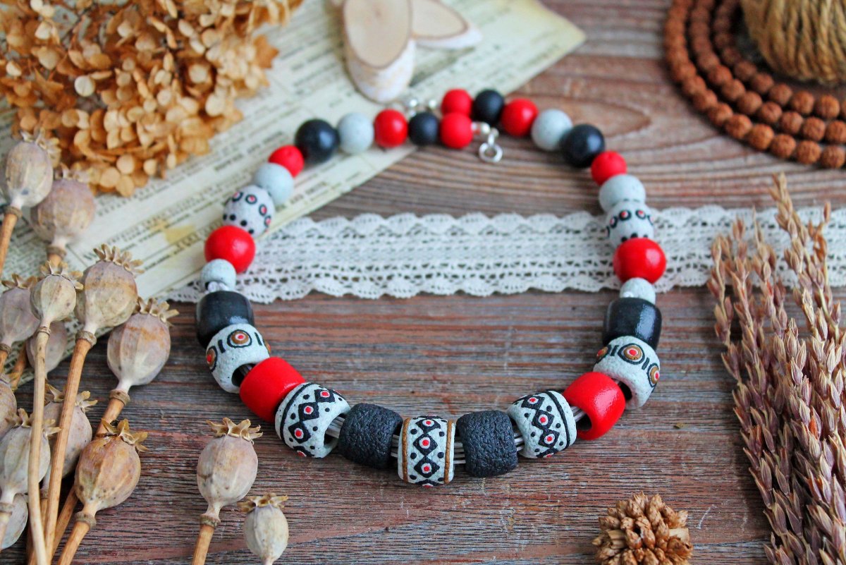 Этнические бусы