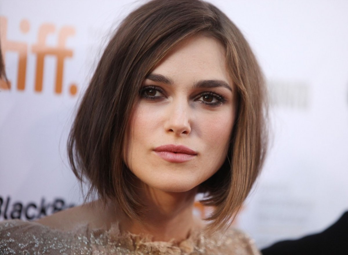 Кира Найтли каре