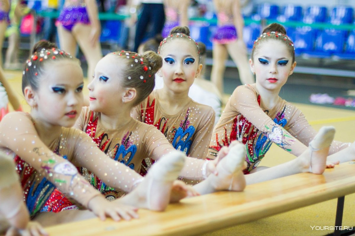 Макияж гимнастки для выступления