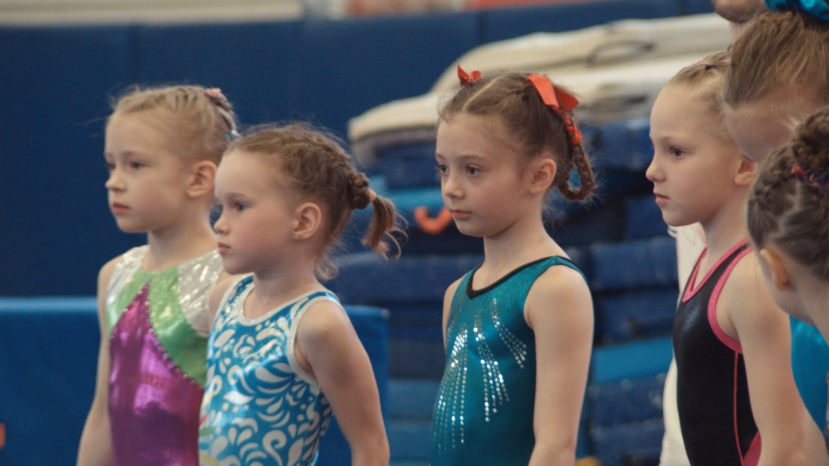 Соревнования по спортивной гимнастике девочки