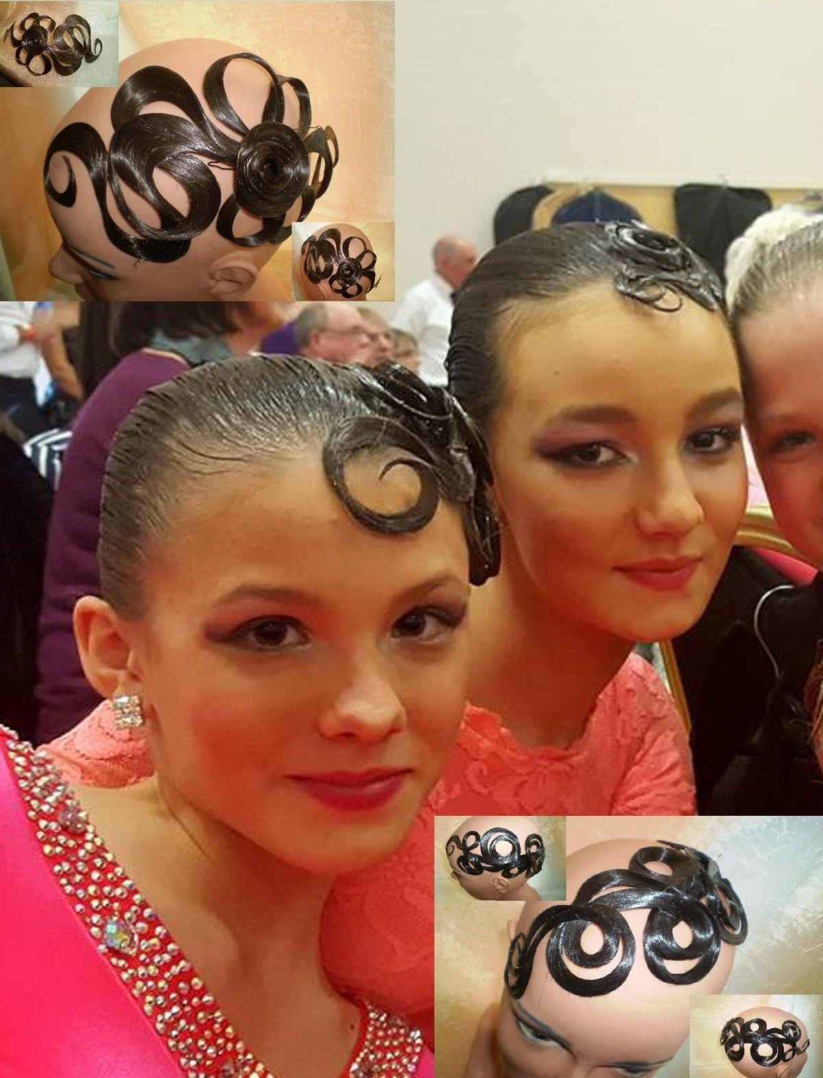 Прически для бальных танцев на короткие волосы