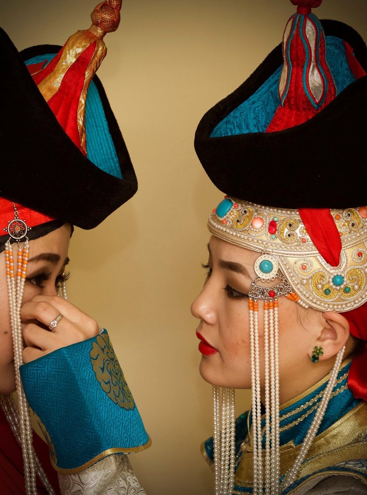 Бурятская шапка малгай