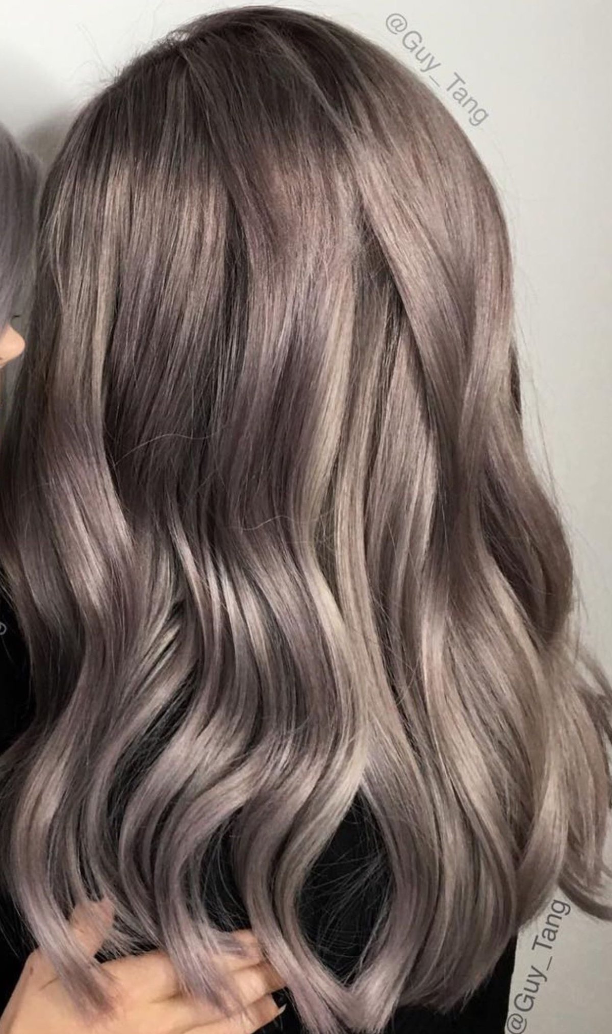 Пепельно графитовый блонд