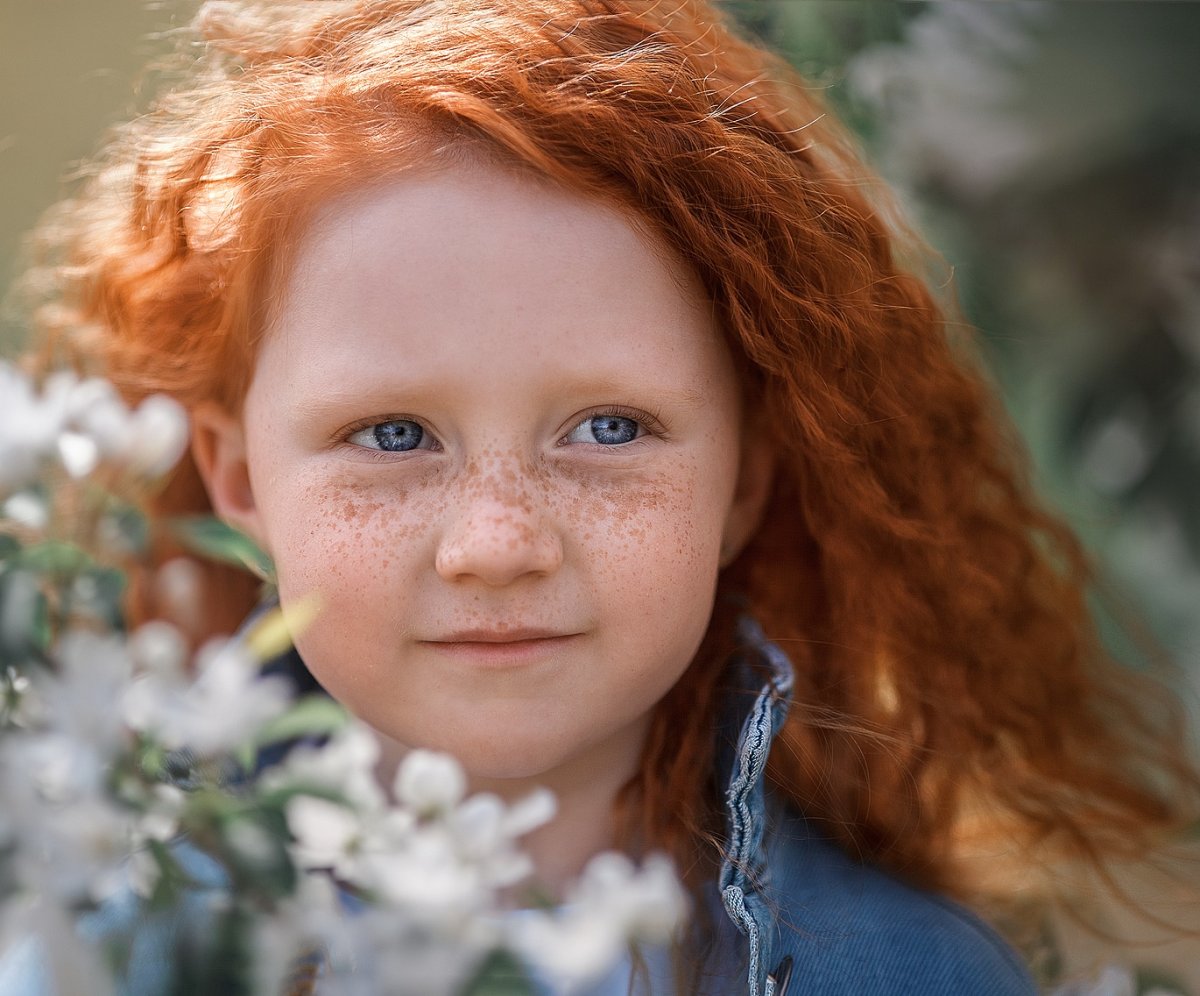 Дети с веснушками