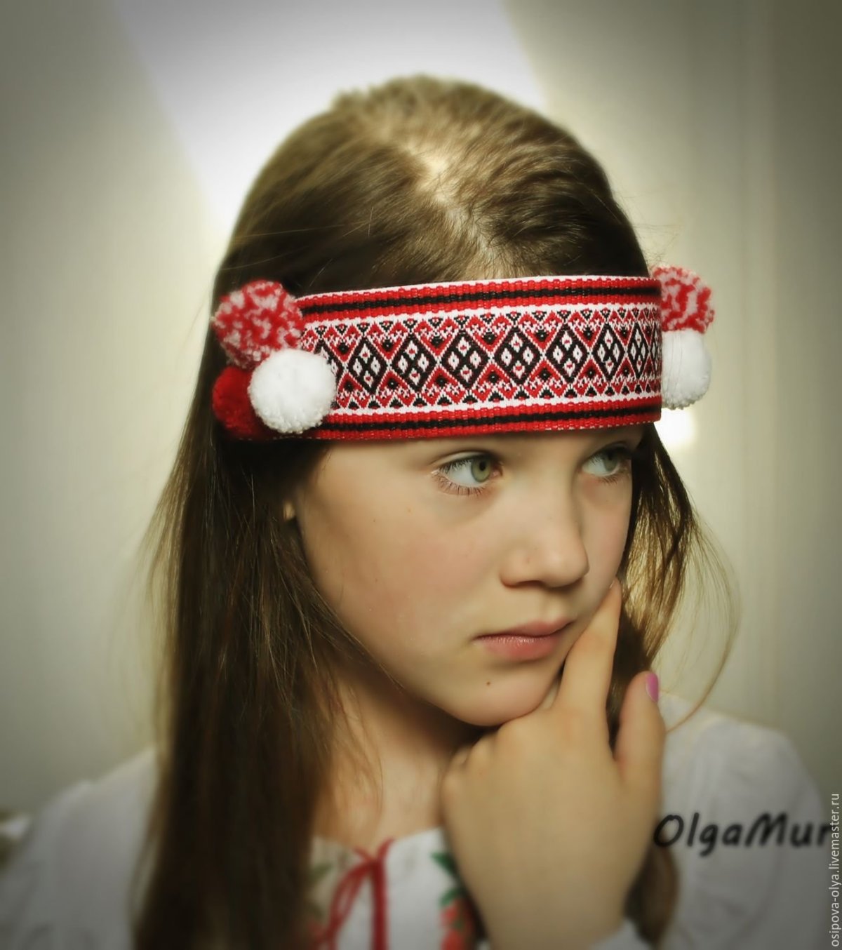 Белорусский национальный костюм очелье