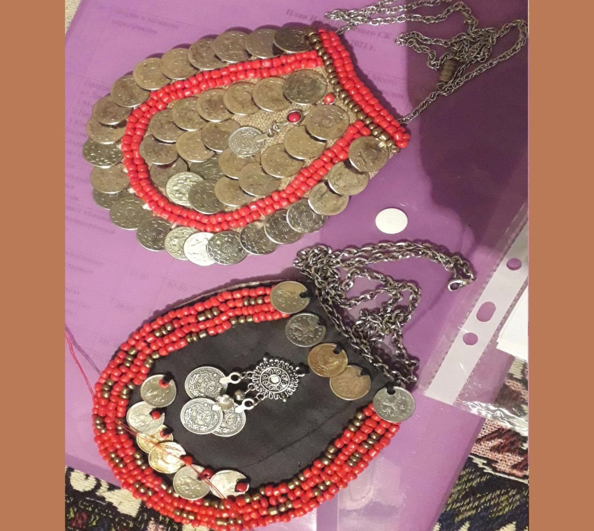 Стилизованные нагрудники башкирские