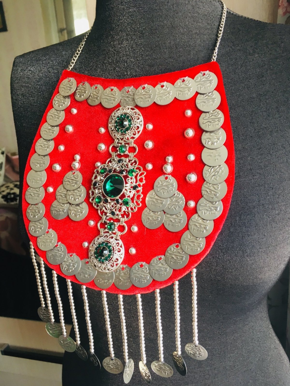 Башкирские нагрудники тушелдерек