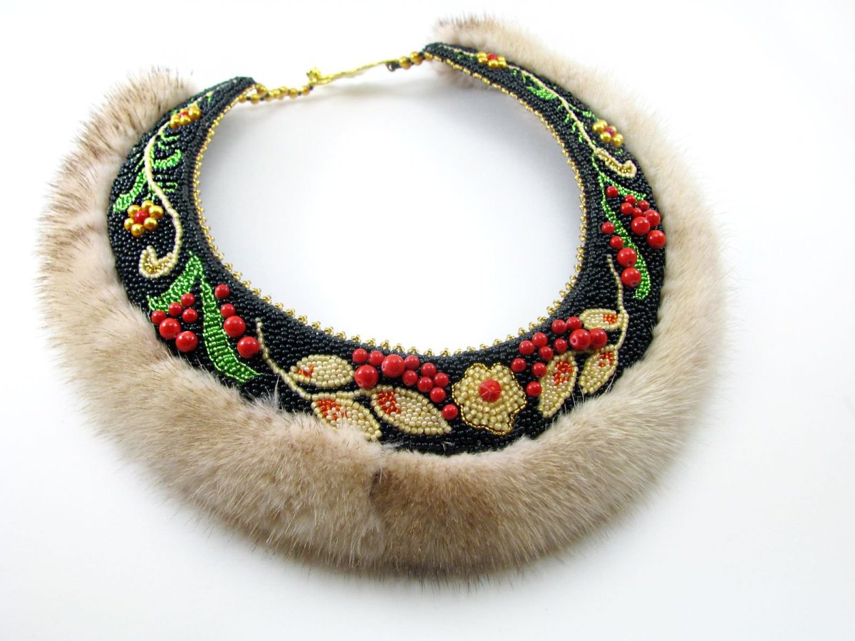 Славянские украшения из бисера