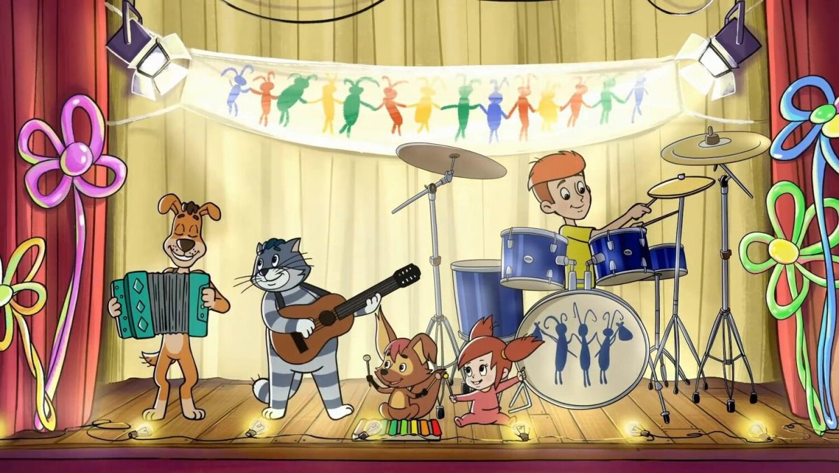 Трое из Простоквашино Карусель