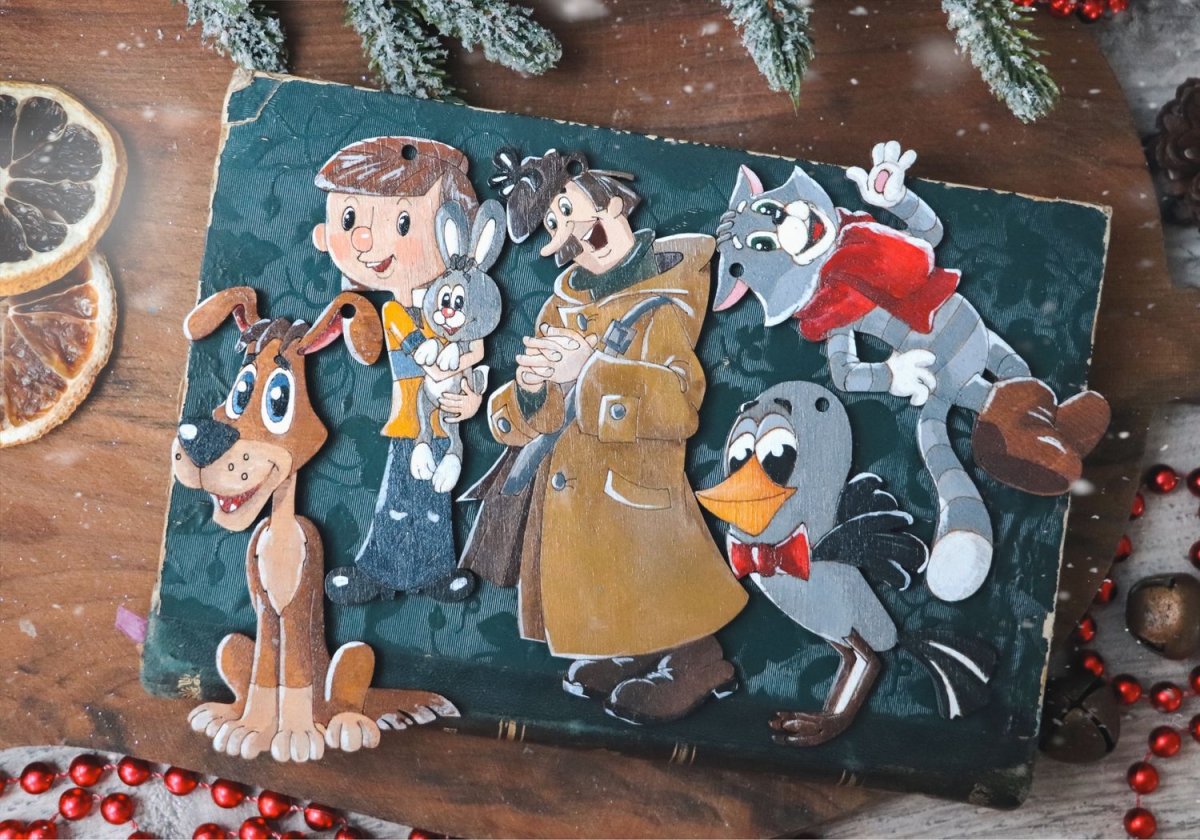 Простоквашино украшение к новому году