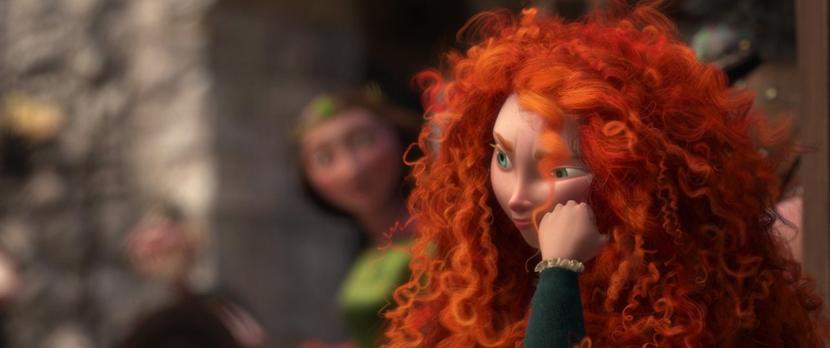 Принцесса Мерида мультфильм Храбрая сердцем