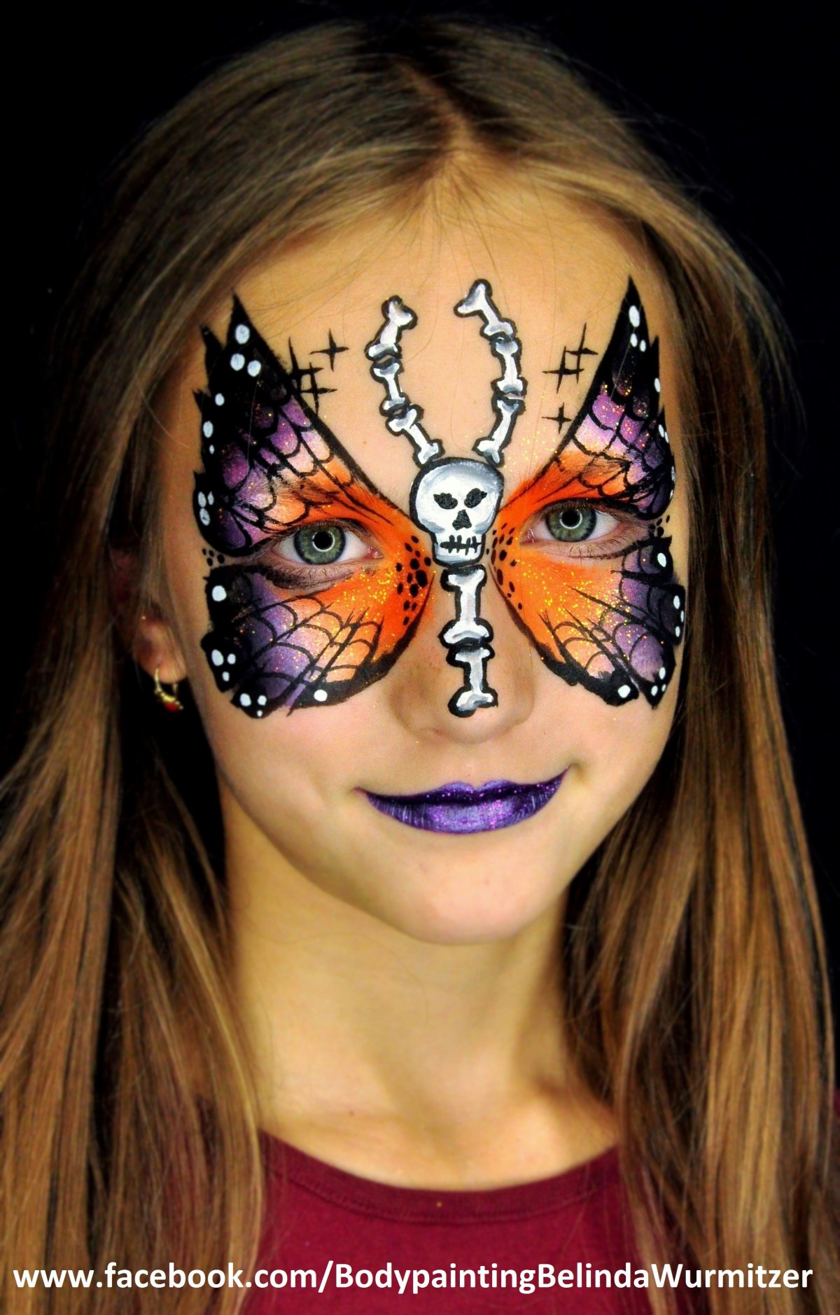 Аквагрим на Хэллоуин для детей