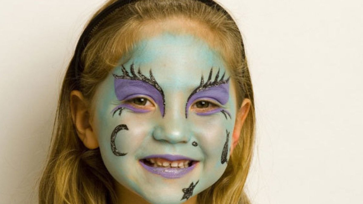 Аквагрим страшный детский