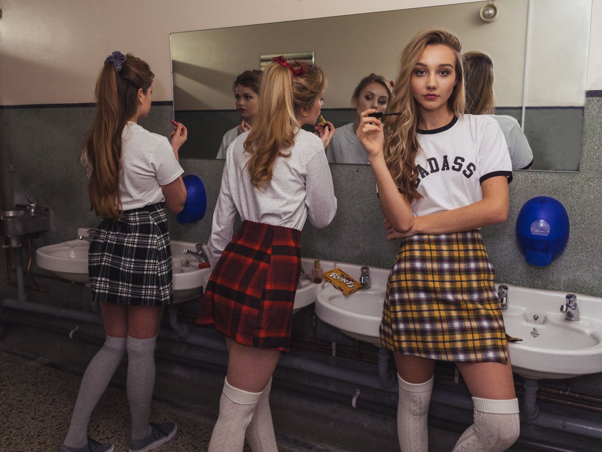 Американские девушки в школе