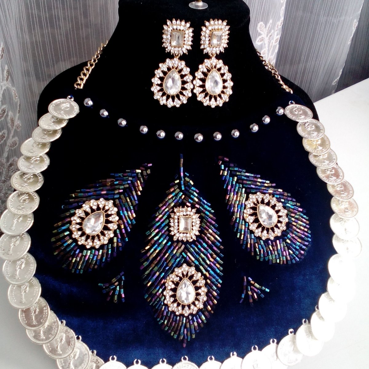 Башкирские нагрудники тушелдерек