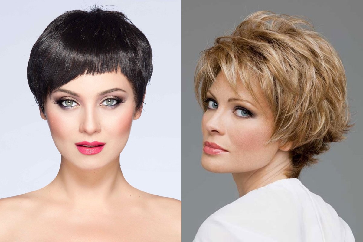 Модные стрижки на короткие волосы с челкой