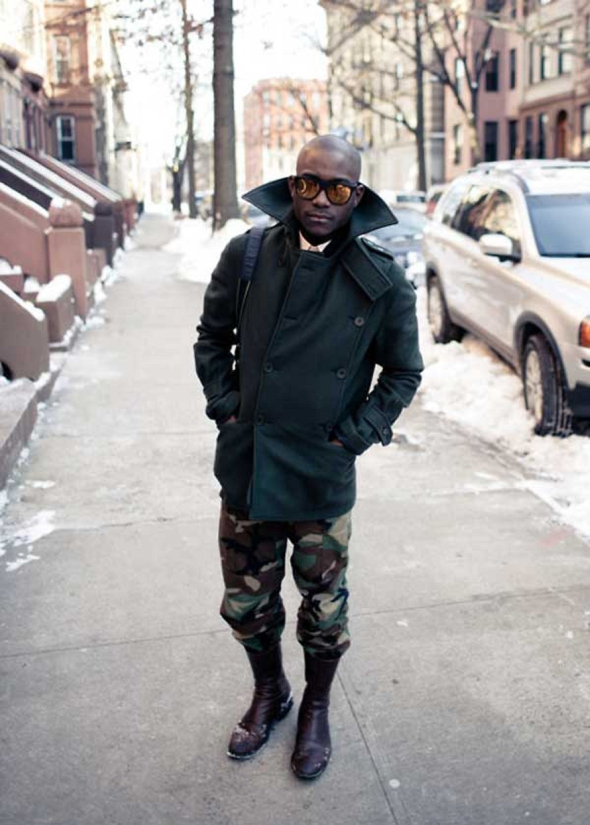 Стиль с берцами мужской