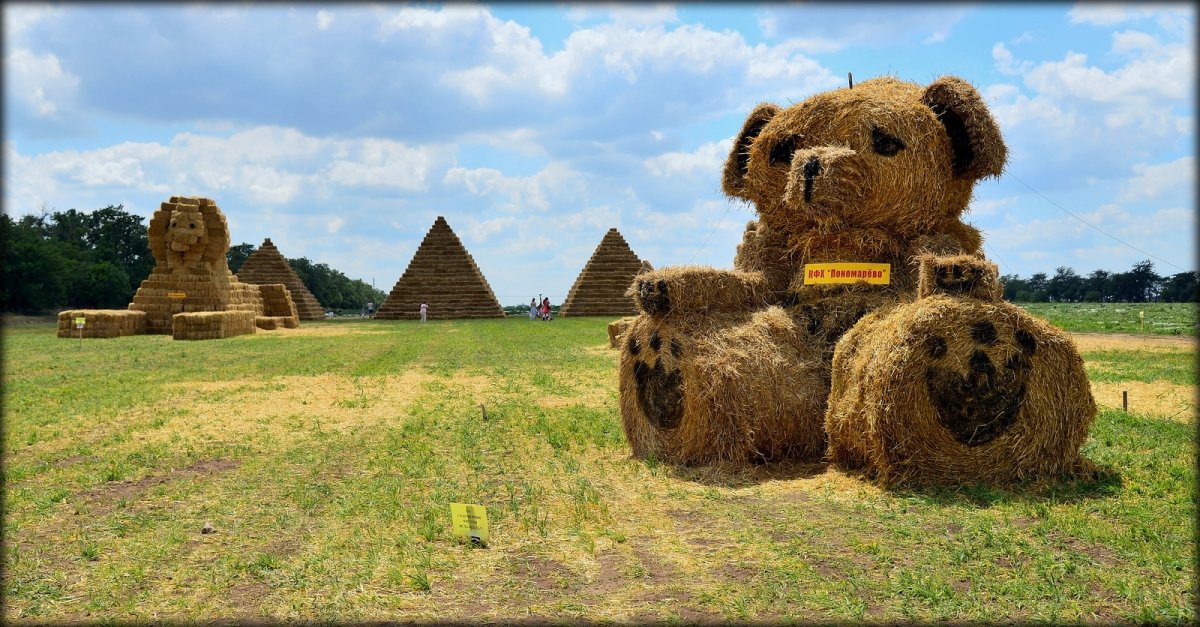 Ставропольский край бахча из соломы