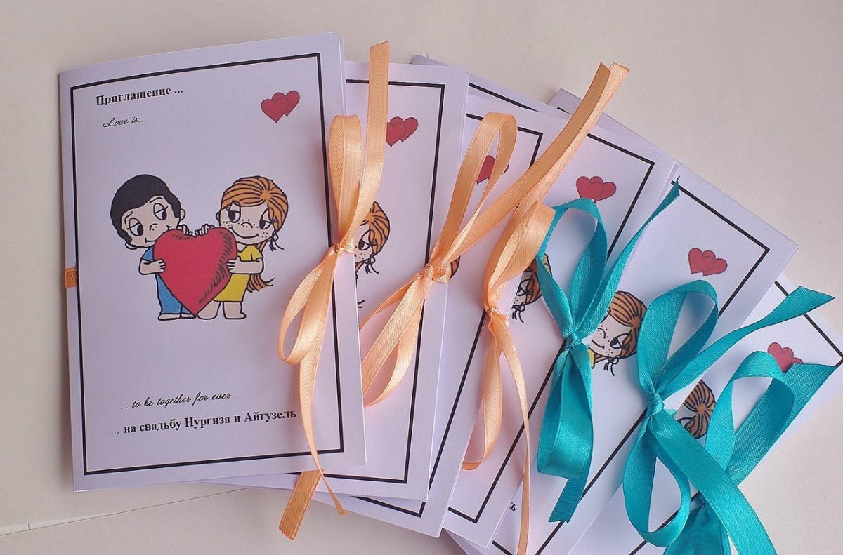 Обложки для пригласительных на свадьбу