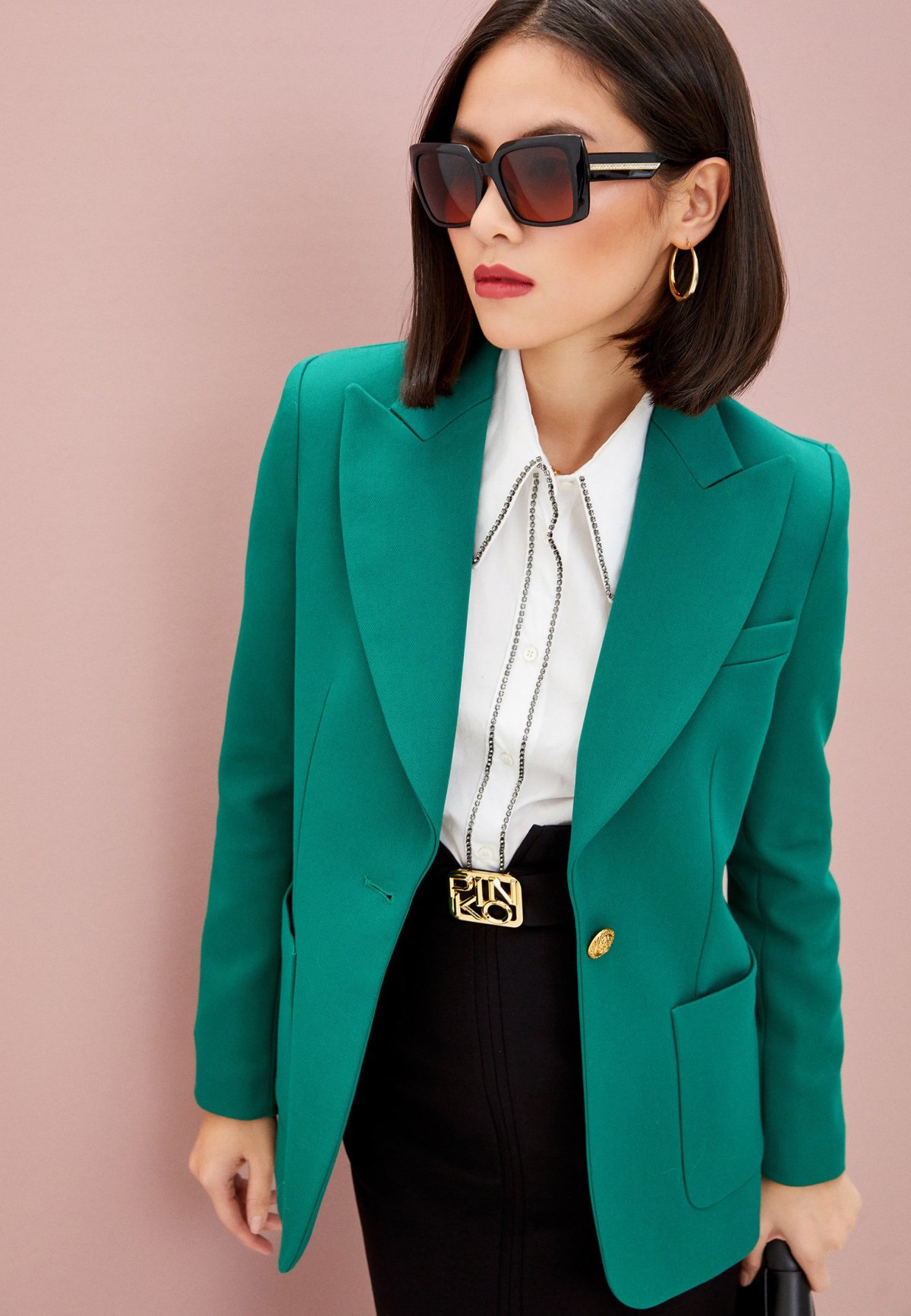 Жакет изумрудный