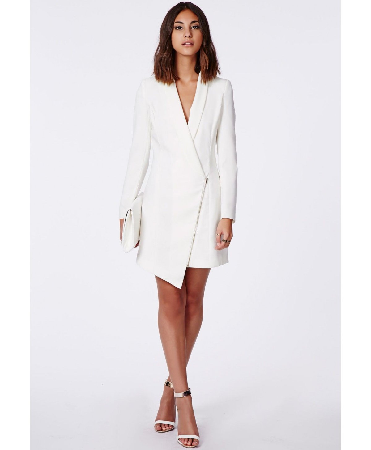 Роскошное платье блейзер missguided