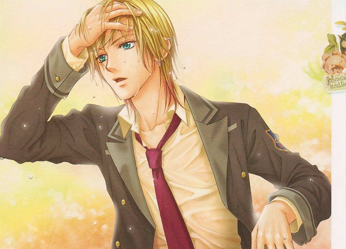 Клод аниме блондин