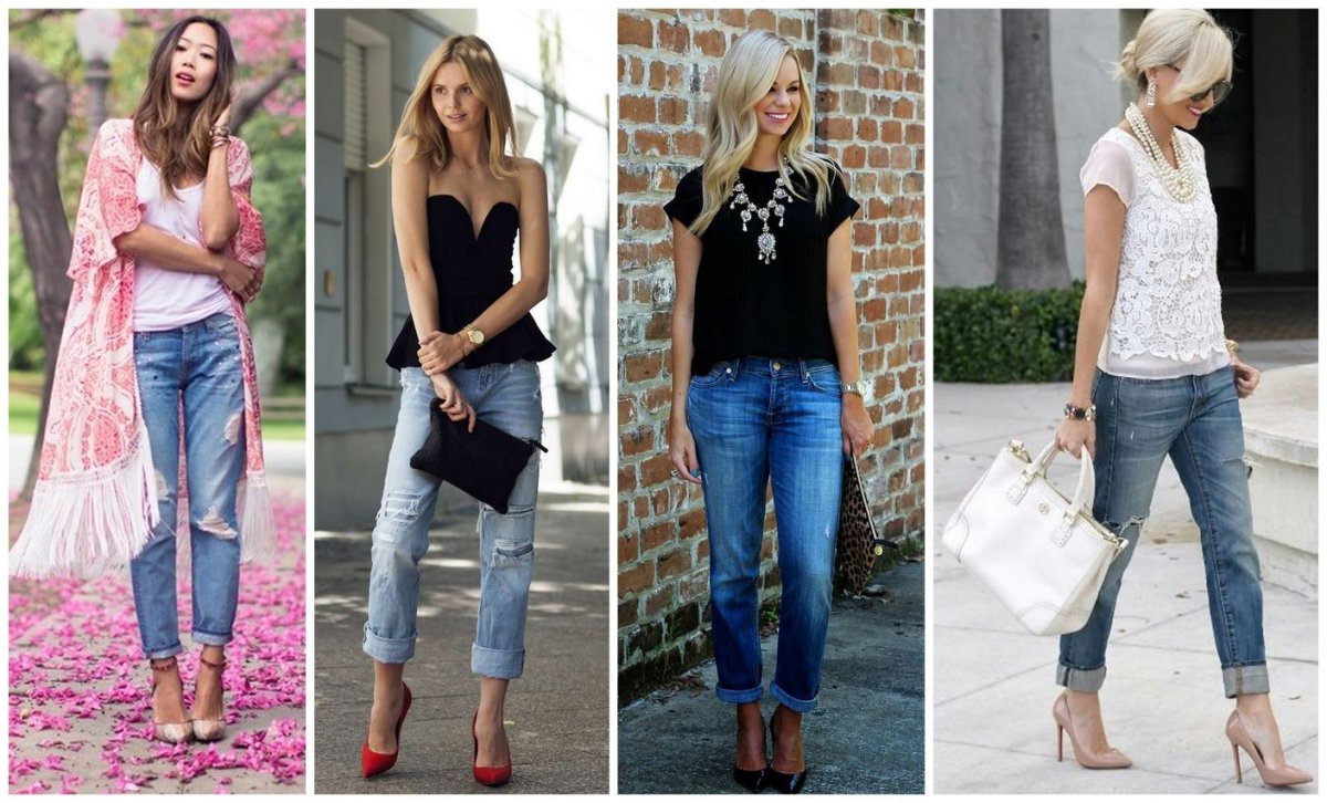 С чем одеть джинсы на вечеринку